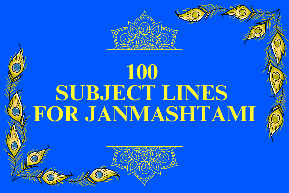 100 subject lines for janmashtami